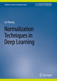 Enlarge image Cover: Normalization Techniques in Deep Learning - Springer