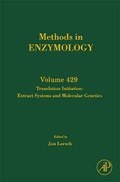 Cover: Translation Initiation: Extract Systems and Molecular Genetics: Volume 429 - Academic Press