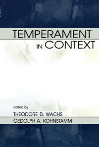 Enlarge image Cover: Temperament in Context - Psychology Press Ltd