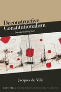 Cover: Deconstructive Constitutionalism - State University of New York Press
