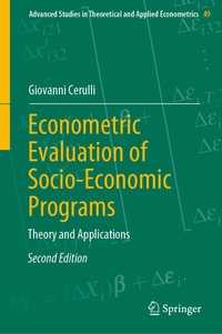 Enlarge image Cover: Econometric Evaluation of Socio-Economic Programs - Springer