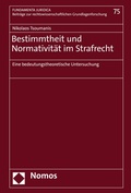 Cover: Bestimmtheit und Normativit&auml;t im Strafrecht - Nomos
