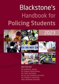 Cover: Blackstone's Handbook for Policing Students 2023 - Oxford University Press