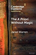 Cover: The A Priori without Magic - Cambridge University Press
