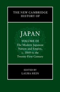 Cover: The New Cambridge History of Japan: Volume 3, The Modern Japanese Nation and Empire, c.1868 to the Twenty-First Century - Cambridge University Press