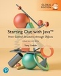 Cover: Starting Out with Java: From Control Structures through Objects + MyLab Programming with Pearson eText (Package) - Pearson Education Limited