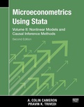 Cover: Microeconometrics Using Stata, Second Edition, Volume II: Nonlinear Models and Casual Inference Methods - Stata Press