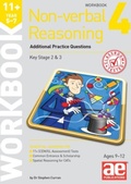 Cover: 11+ Non-verbal Reasoning Year 5-7 Workbook 4 - Accelerated Education Publications Ltd