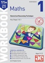 Cover: 11+ Maths Year 5-7 Workbook 1 - Accelerated Education Publications Ltd
