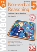 Cover: 11+ Non-verbal Reasoning Year 5-7 Workbook 5 - Accelerated Education Publications Ltd
