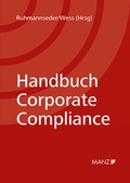 Cover: Handbuch Corporate Compliance - Manz
