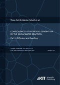 Cover: Consequences of hydroxyl generation by the silica/water reaction - Part I: Diffusion and Swelling - KIT Scientific Publishing