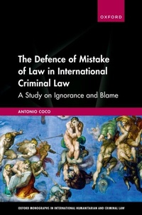 Bild: The Defence of Mistake of Law in International Criminal Law - OUP eBook