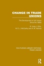 Cover: Change in Trade Unions - Routledge