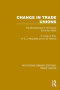 Cover: Change in Trade Unions - Routledge