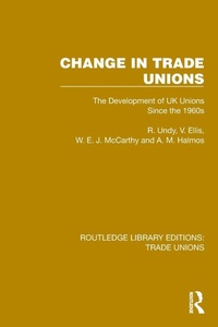 Abbildung von: Change in Trade Unions - Routledge