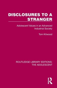 Enlarge image Cover: Disclosures to a Stranger - Routledge