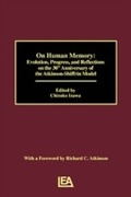 Cover: on Human Memory - Psychology Press Ltd