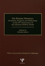Cover: on Human Memory - Psychology Press Ltd