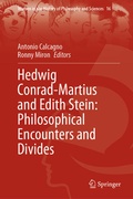 Cover: Hedwig Conrad-Martius and Edith Stein: Philosophical Encounters and Divides - Springer