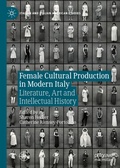 Cover: Female Cultural Production in Modern Italy - Palgrave Macmillan