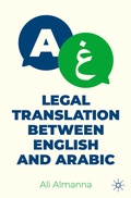 Cover: Legal Translation between English and Arabic - Palgrave Macmillan