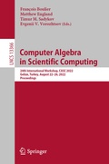 Cover: Computer Algebra in Scientific Computing - Springer