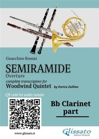 Abbildung von: Clarinet part of "Semiramide" overture for Woodwind Quintet - Glissato Edizioni Musicali