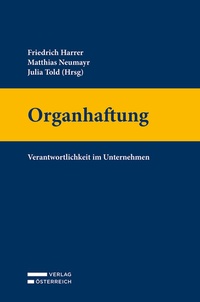 Abbildung von: Organhaftung - Verlag Österreich