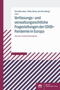 Cover: Verfassungs- und verwaltungsrechtliche Fragestellungen der COVID-Pandemie in Europa - Berliner Wissenschafts-Verlag