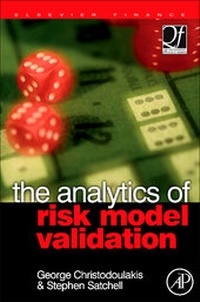 Enlarge image Cover: The Analytics of Risk Model Validation - Academic Press