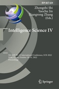 Cover: Intelligence Science IV - Springer