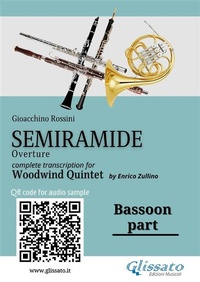 Abbildung von: Bassoon part of "Semiramide" overture for Woodwind Quintet - Glissato Edizioni Musicali