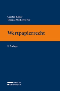 Enlarge image Cover: Wertpapierrecht - Verlag Österreich