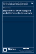 Cover: Steuerliche Gemeinn&uuml;tzigkeit und allgemeine Rechtsordnung - Nomos