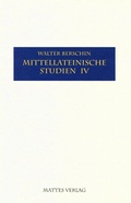 Cover: Mittellateinische Studien IV - Mattes Vlg