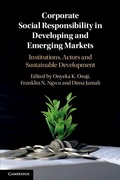 Cover: Corporate Social Responsibility in Developing and Emerging Markets - Cambridge University Press