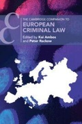 Cover: The Cambridge Companion to European Criminal Law - Cambridge University Press