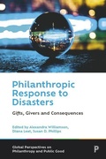 Cover: Philanthropic Response to Disasters - Policy Press