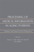 Cover: Processing of Medical information in Aging Patients - Psychology Press Ltd