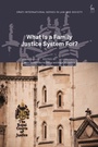 Cover: What Is a Family Justice System For? - Hart Publishing