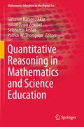 Cover: Quantitative Reasoning in Mathematics and Science Education - Springer