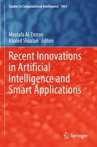 Enlarge image Cover: Recent Innovations in Artificial Intelligence and Smart Applications - Springer