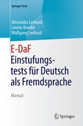 Cover: E-DaF - Einstufungstest f&uuml;r Deutsch als Fremdsprache - Springer