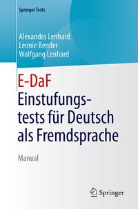 Abbildung von: E-DaF - Einstufungstest für Deutsch als Fremdsprache - Springer