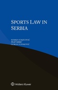 Cover: Sports Law in Serbia - Wolters Kluwer