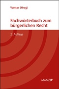 Cover: Fachw&ouml;rterbuch zum b&uuml;rgerlichen Recht - Manz