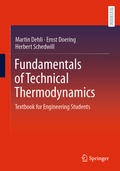 Cover: Fundamentals of Technical Thermodynamics - Springer