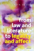 Bild: From Law and Literature to Legality and Affect - OUP eBook