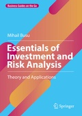 Cover: Essentials of Investment and Risk Analysis - Springer